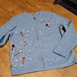 Croft And Barrow Fleece Zipper Top